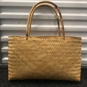 Bamboo woven summer bag